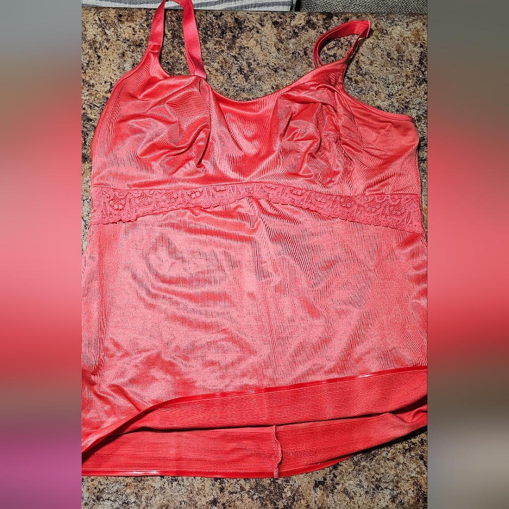 Coral Lace Ruby Ribbon 44